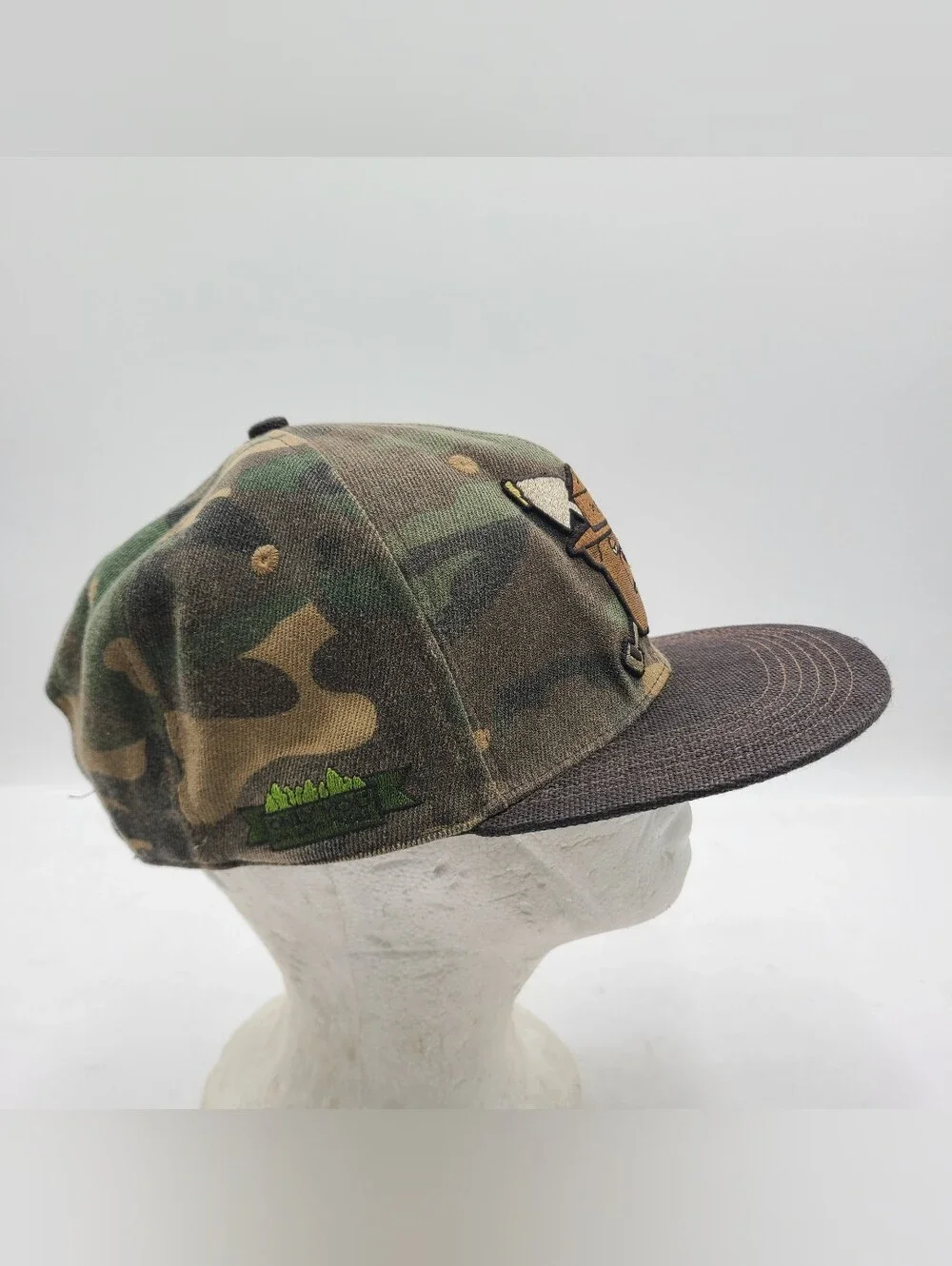 B55 Puffy Limited Edition Bear Baseball Cap Grassroots California Camo S/M